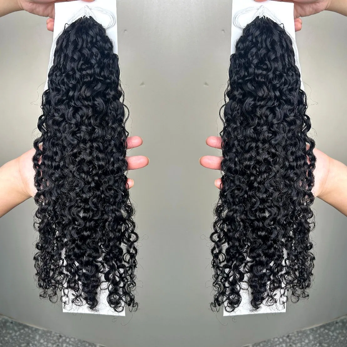 Brazilian Crochet Human Hair Weave Bulk 100% Human Hair Extension Per Bundle Kinky Curly Human Hair for Crochet Braiding
