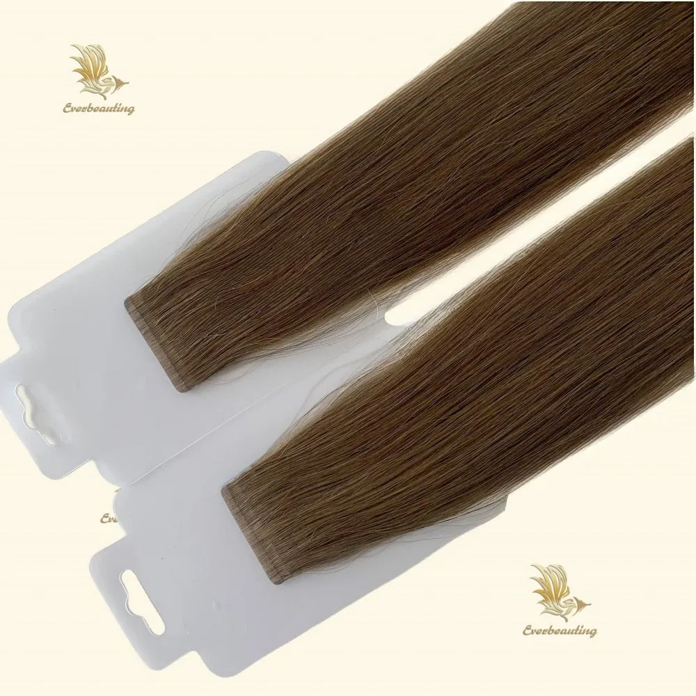 Premium Invisible Virgin Human Hair Curly Tape Extensions for Volume
