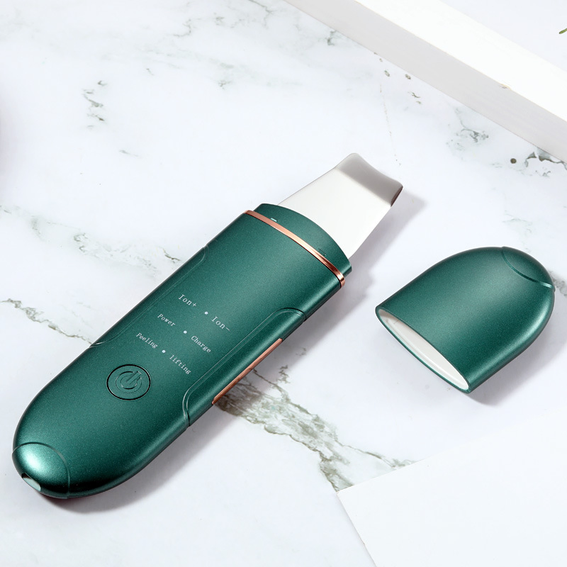 Ultrasonic Skin Scrubber Facial Beauty Vibration Massage Vacuum Blackhead Remover Ultrasonic Skin Scrubber