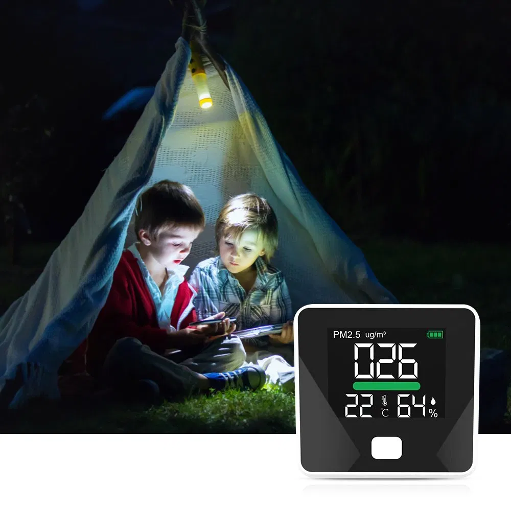 High Quality Indoor Outdoor Fire Dust Particle LED Pm2.5 Air Quality Detector