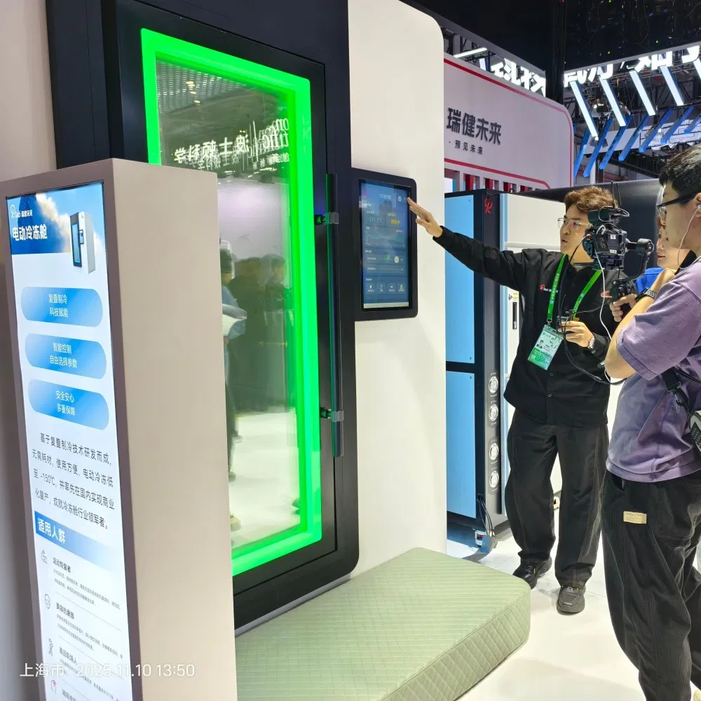 Full Body Cryo Sauna Electric Cryotherapy Chamber Cryogenic Equipment Cryotherapy Cabin