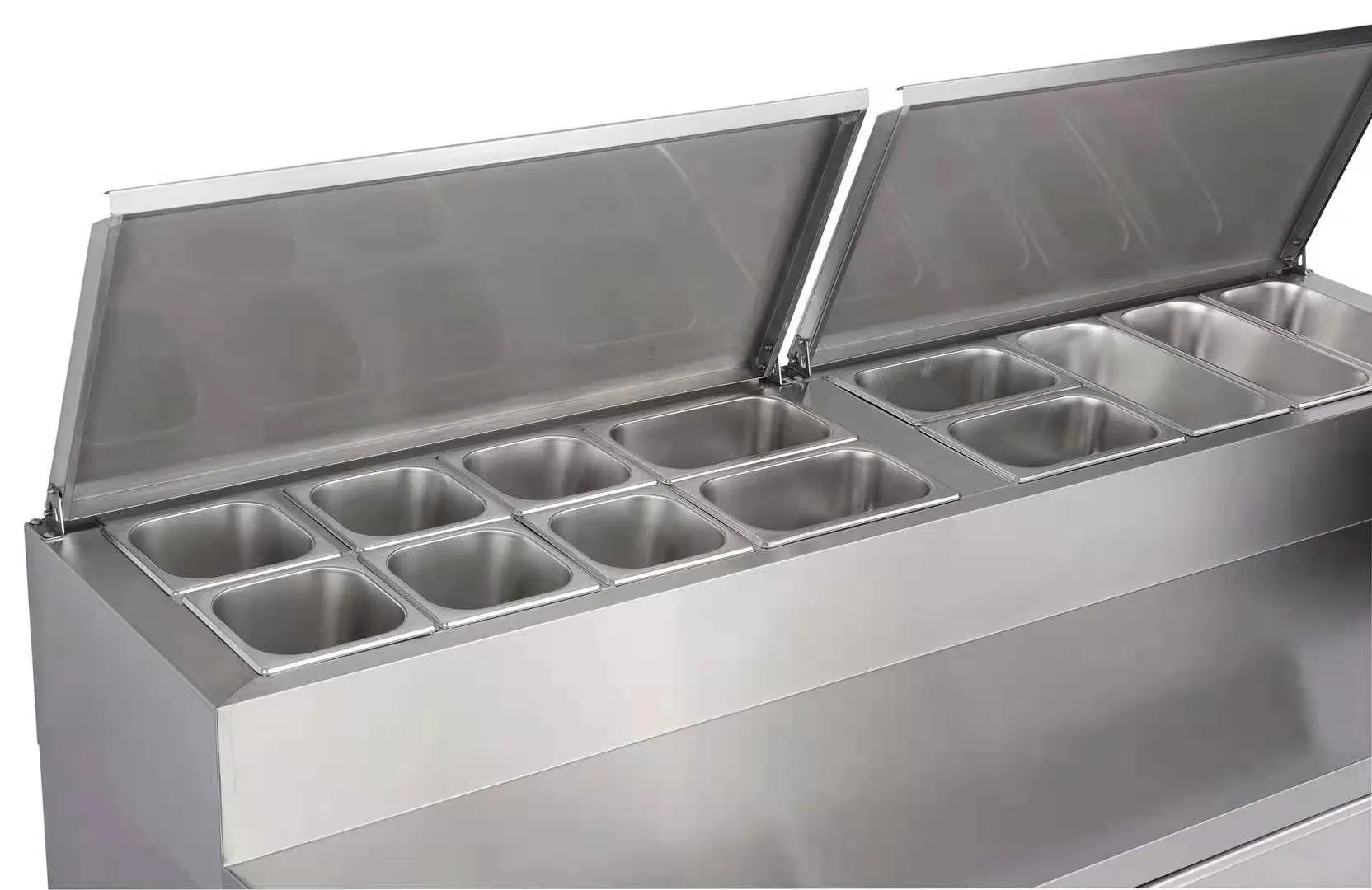 1200mm Length Counter Top Portable Mini Pizza Salad Cooler Chiller Refrigerator