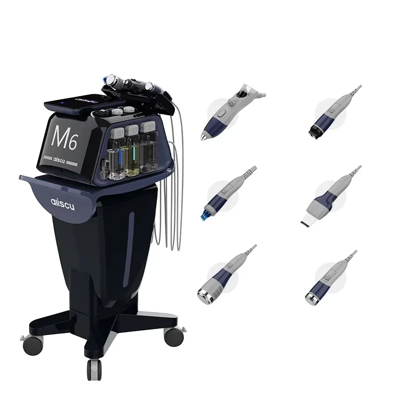 6-in-1 Machine Multi-Function Face Lifting &amp; Deep Cleansing Skin Management Device for Beauty SPA