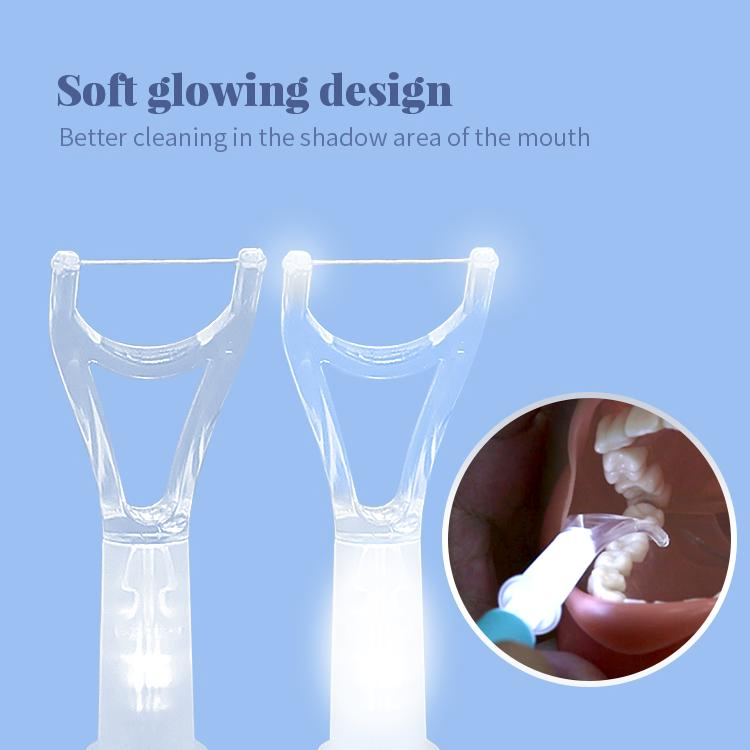 Hygienic Food-Grade Material Oral Care Cleaning Convenient Retractable Interdental Toothbrush
