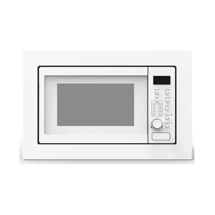 Smart White Built-in Microwave Oven with Multi-Function Features