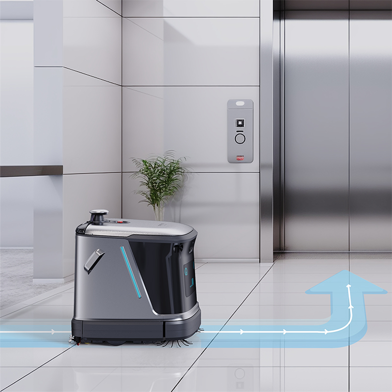 Small Auto Recharge Autonomous Floor Cleaning Robot Industrial Intelligent Cleaning Robot