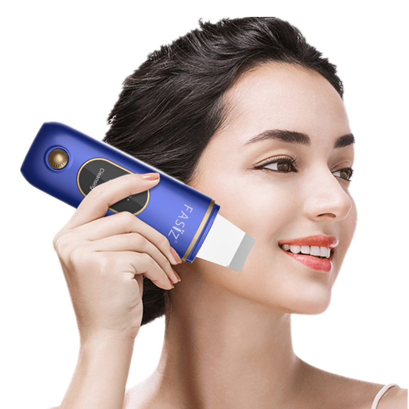 Custom Portable Rechargeable Multipolar EMS Lift Facial Ion Vibration Exporter Skin Scraper