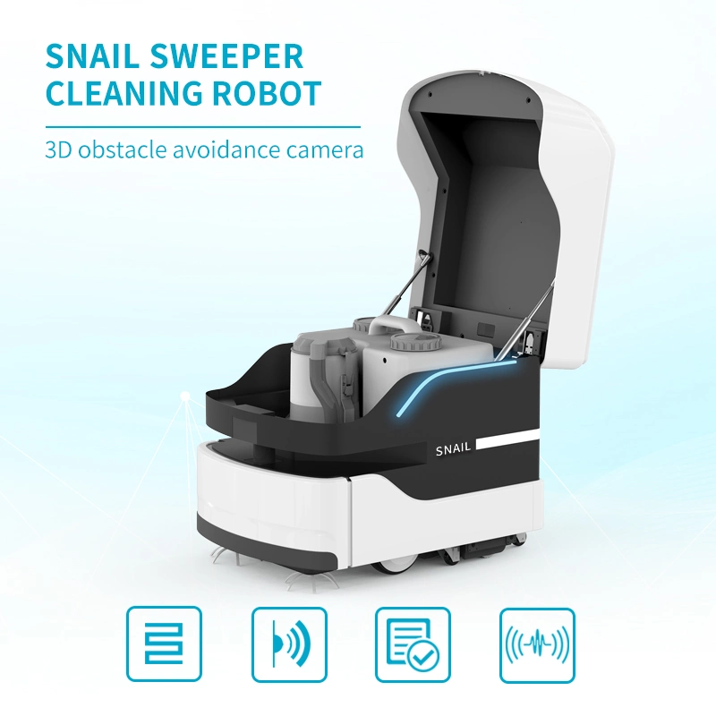 Reeman Auto Mopping Robot Vacuum Cleaner Floor Robot Sweeper Cleaning Tools Dust Hair Catcher Broom Intelligent Sweeping Robot