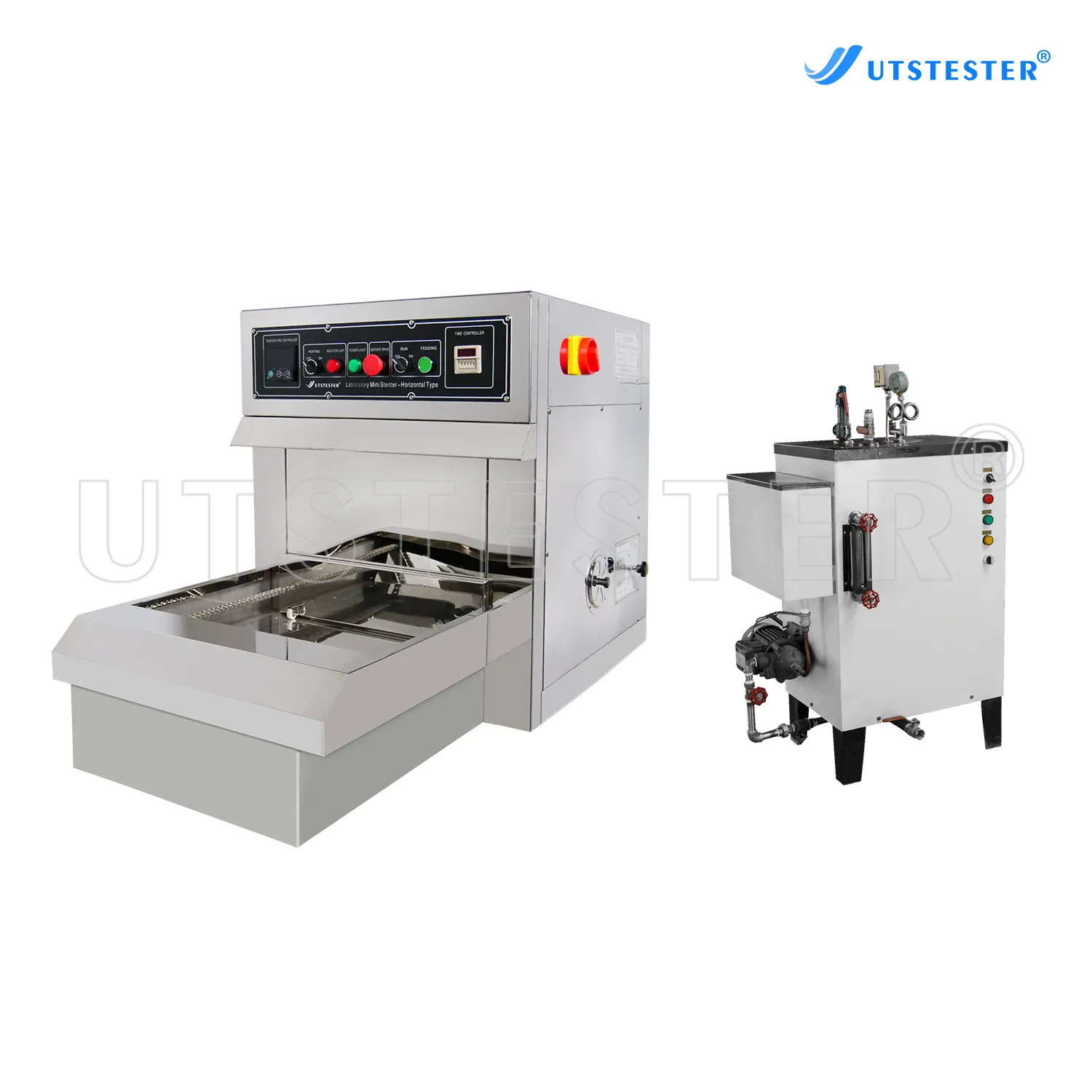 Lab Mini Fabric Sample Stenter Machine Textile Finishing Dryer Stenter with Steamer Generator