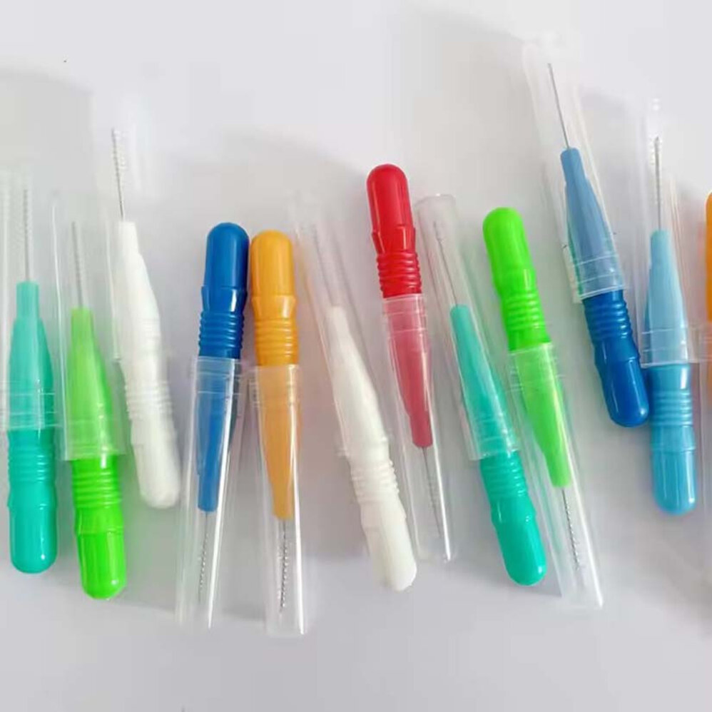 Interdental Cleaning System with Multiple Brush Types for Comprehensive Oral Hygiene