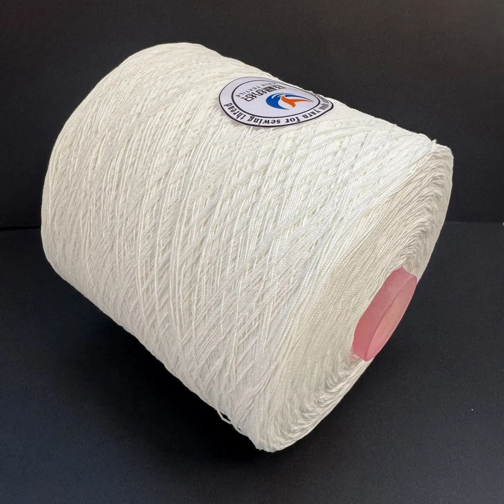 Heat Set 100% Spun Polyester Yarn for Sewing Thread Tfo RW on Dyeing Tube 22/6