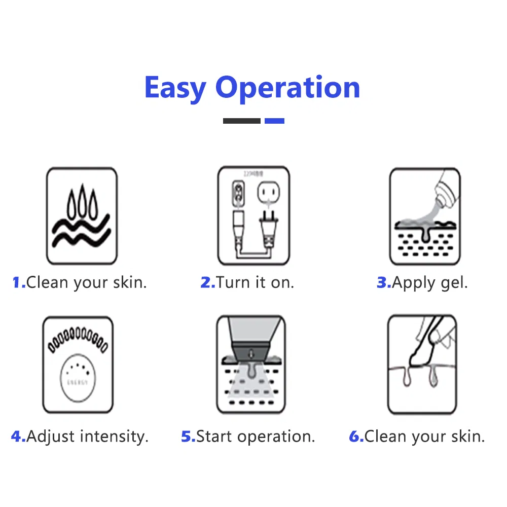 RF Radio Frequency Facial LED Photon Face Lifting Tighten Eye Facial Care Skin Care Device