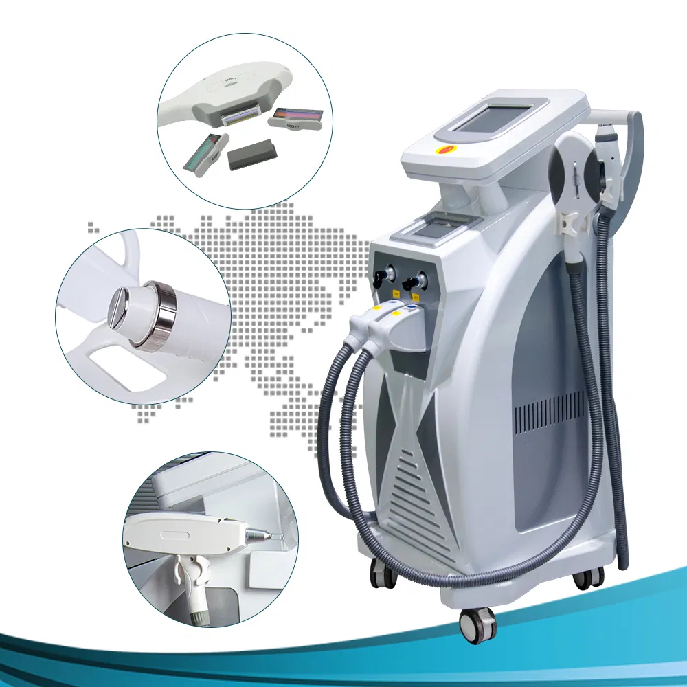 Popular Beauty Machine IPL Hair Removal+RF+ND YAG Laser Tattoo Removal