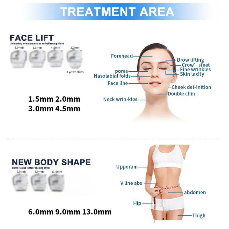 Double 7D Fishtail Pattern Licking Tightening Anti Aging Anti Wrinkle Skin Rejuvenation Instrument for Business Household Face