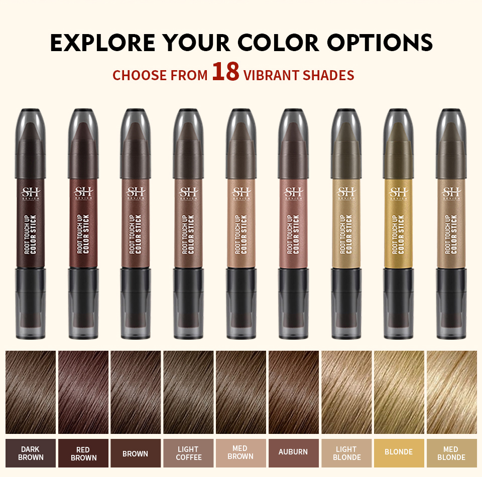 Hair Dye Brush Pen Root Touch up Hair Multi-Colors