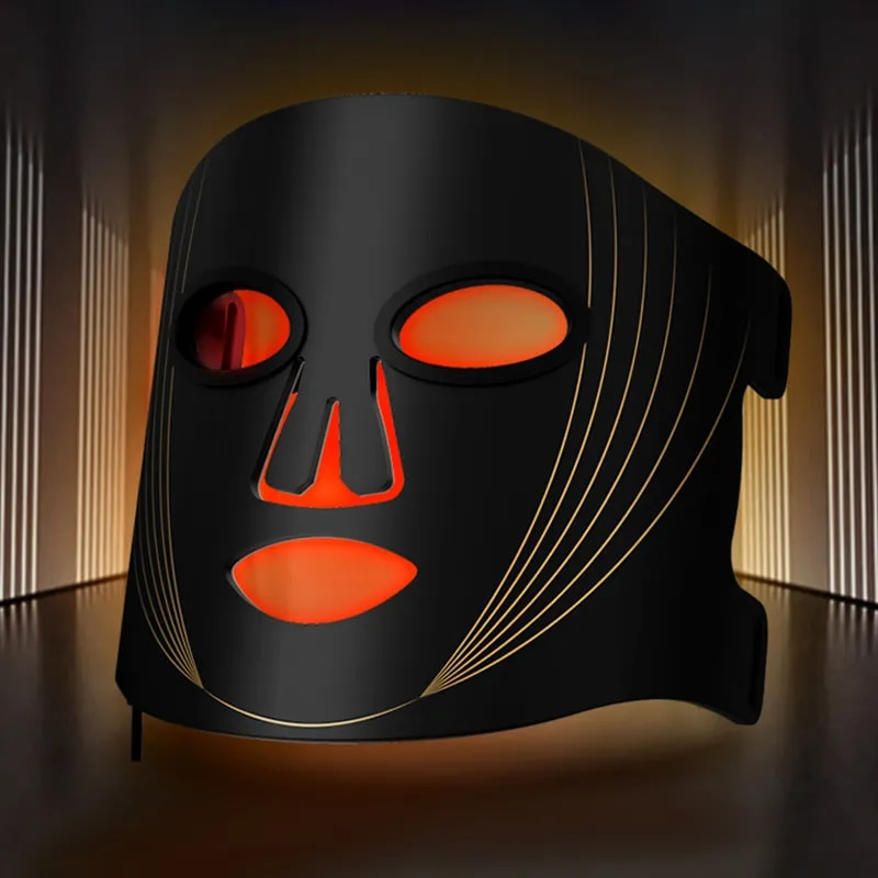 Beauty Device Silicone Facial Mask Skin Care Machine Phototherapy LED Photon Therapy LED Face Infrared Light Therapy Mask