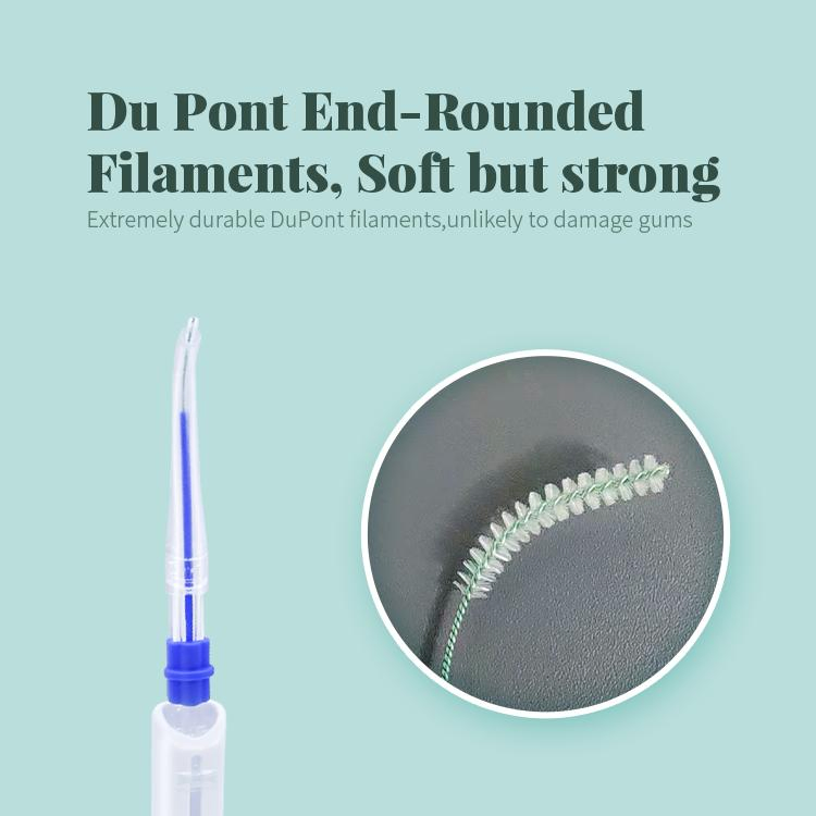 Portable Food-Grade Material Oral Care Cleaning Convenient Retractable Interdental Brush