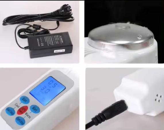 Skin Tightening 3 in 1 Hot Cold LCD Ultrasonic Facial Hammer