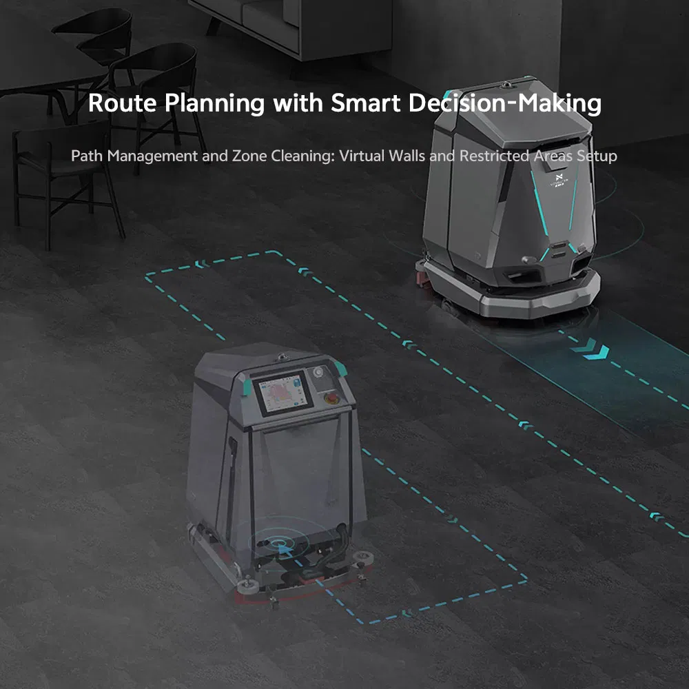 Intelligent Commercial Floor Sweeping Robot with Autonomous Cleaning Service