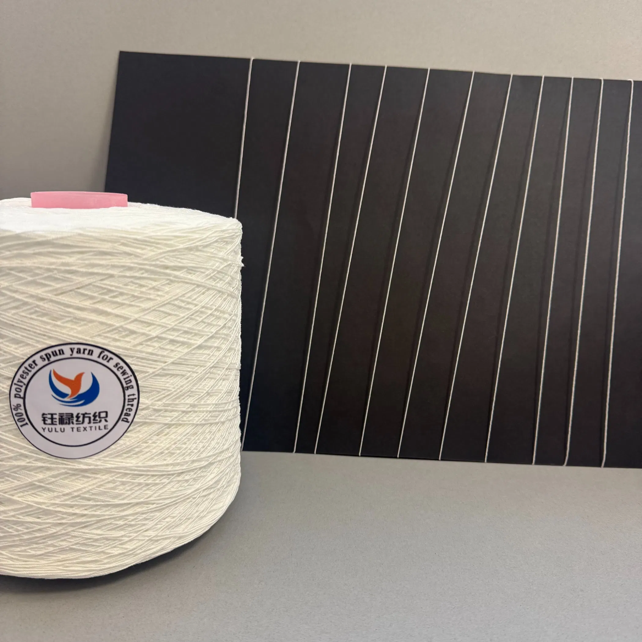 Heat Set 100% Spun Polyester Yarn for Sewing Thread Tfo RW on Dyeing Tube 22/6