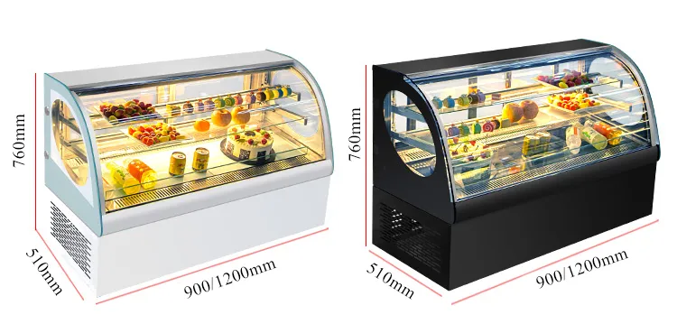 Countertop Cake Display Showcase Refrigerator