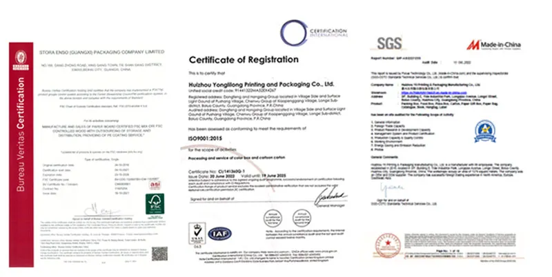 Certificates