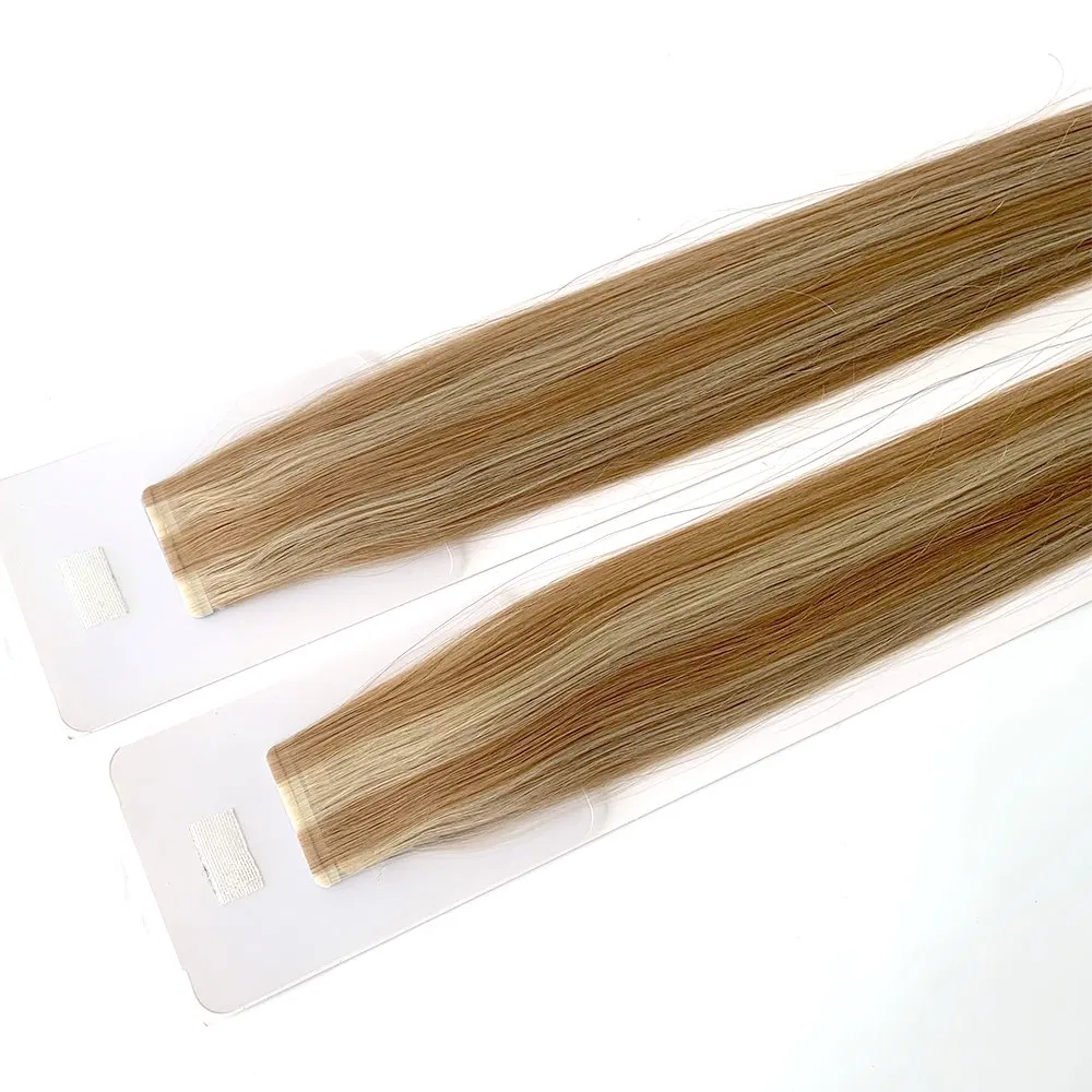 Highlight Seamless Tape Hair Top Quality Russian Cuticle Hair Extensions Slim Tape in