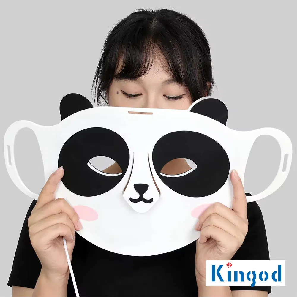 LED Facial Mask Light Therapy Skin Rejuvenation Beauty Device Panda Mask