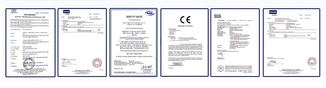 Quality Certificates