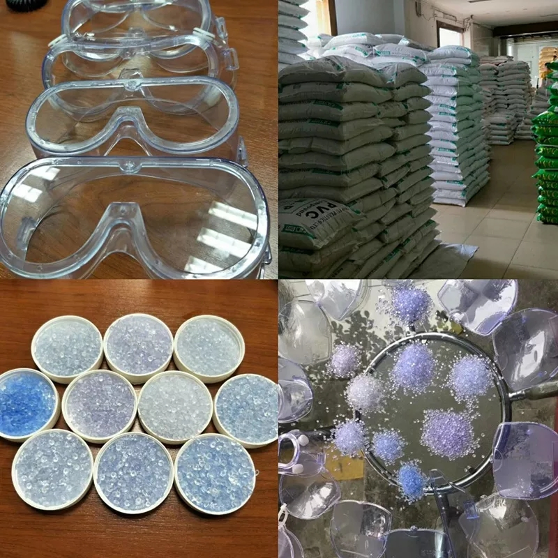 مصنع مركبات PVC حبيبات بلاستيكية زرقاء من PVC لغطاء الكابلات ومواد العزل