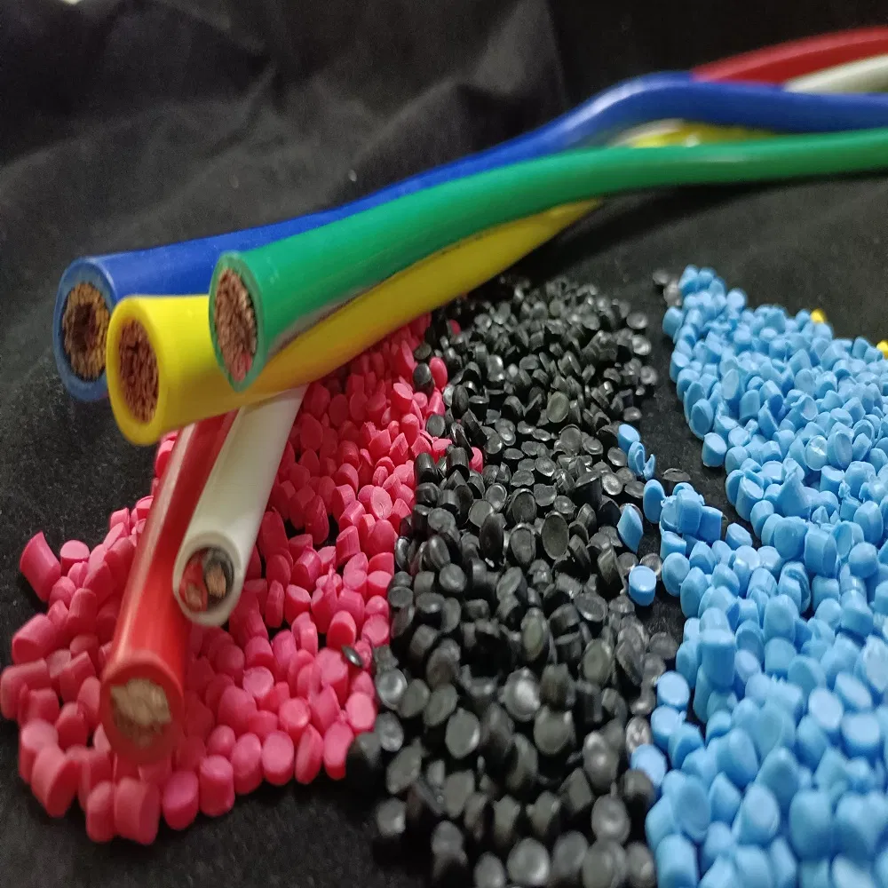 حبوب PVC جيدة لأسلاك العزل والتغليف