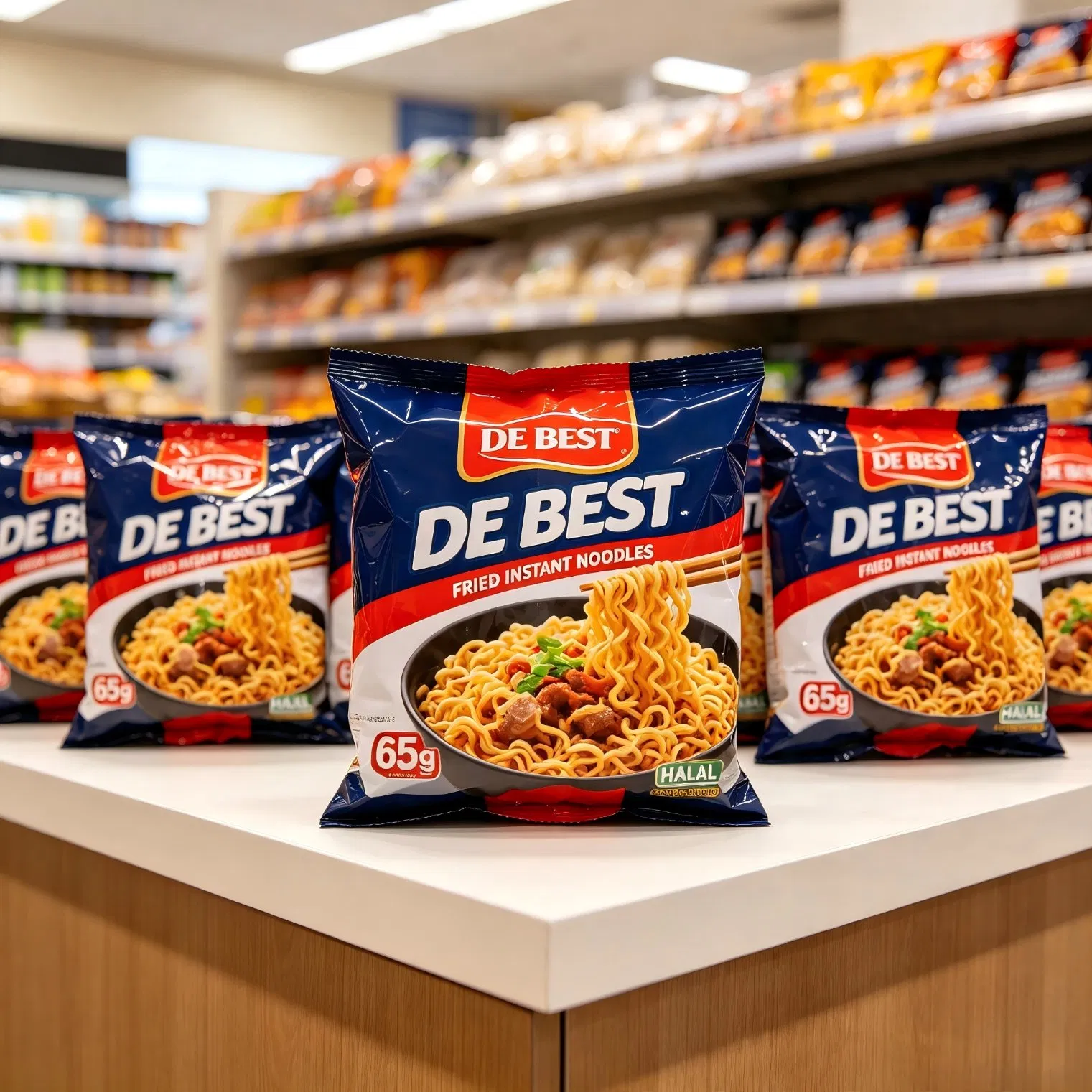OEM Gluten Free Instant Ramen Noodle Bag Cup Custom Seasoning Wholesale