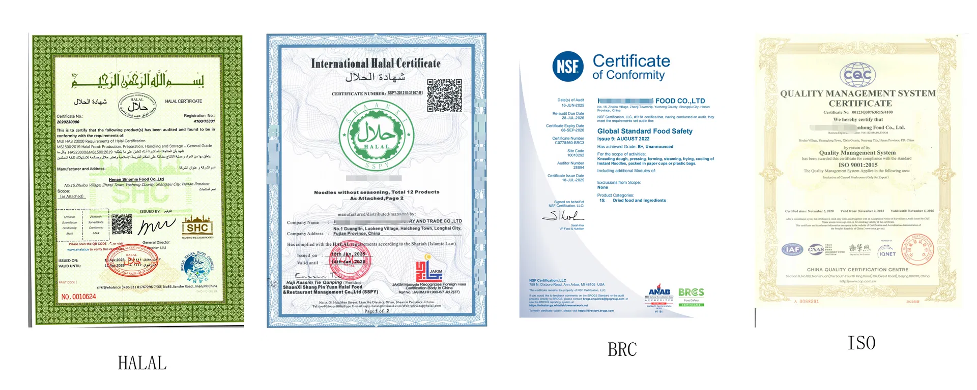 شهادات الجودة