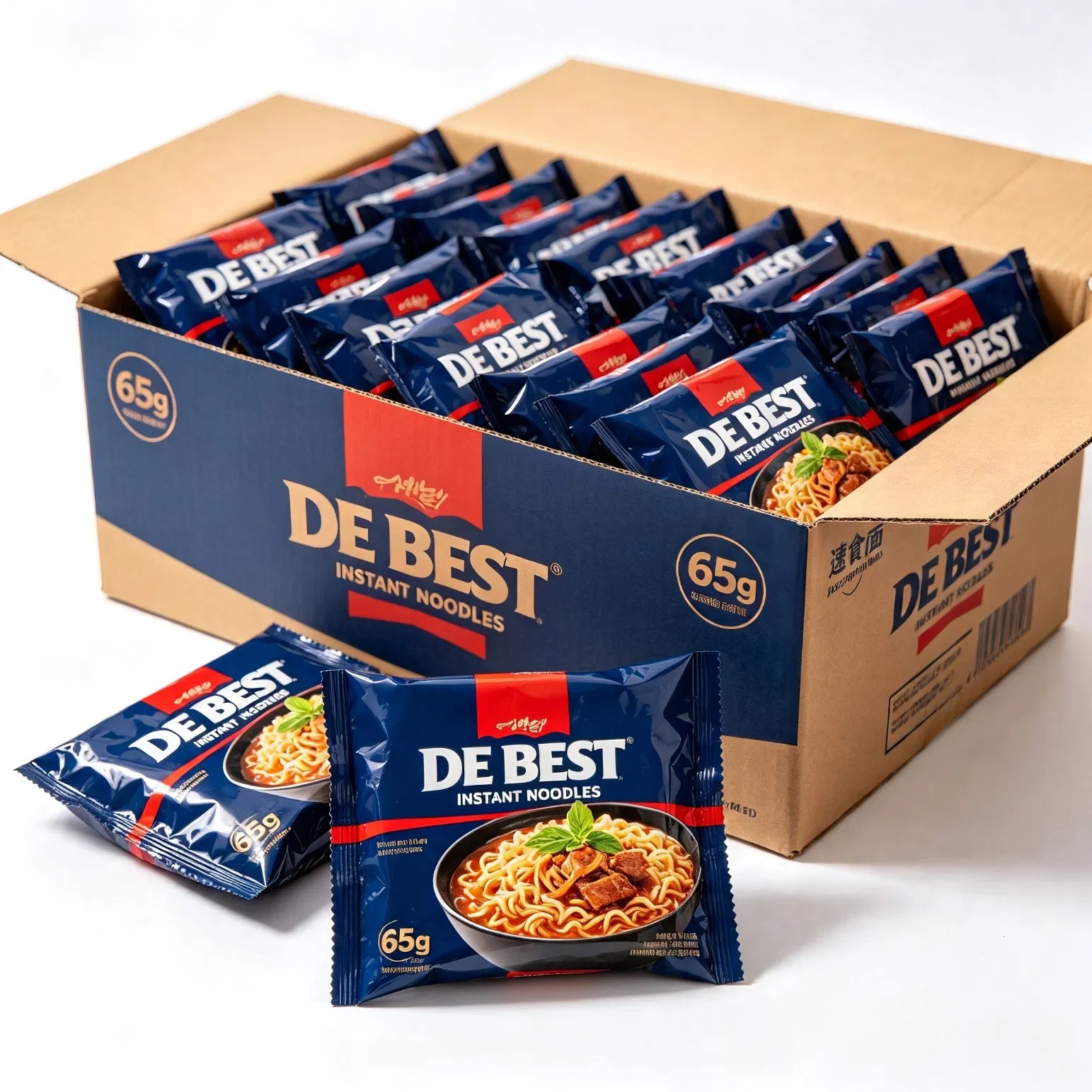 OEM Gluten Free Instant Ramen Noodle Bag Cup Custom Seasoning Wholesale