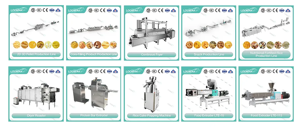 Línea de producto principal de la extrusora