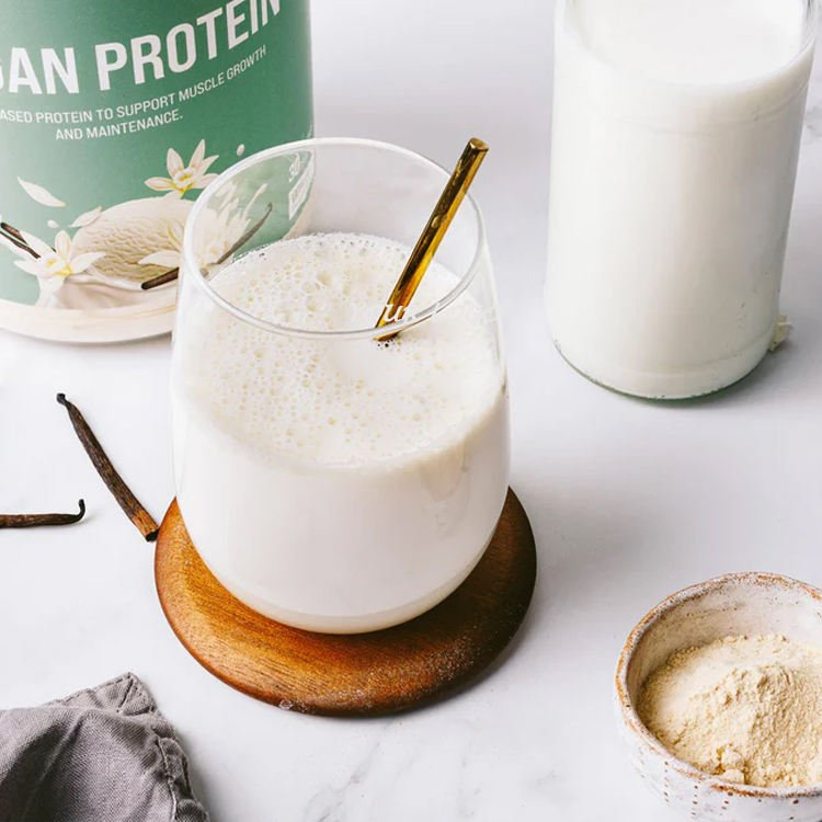 Batido de reemplazo de comida de proteína vegana OEM con bajo contenido de carbohidratos