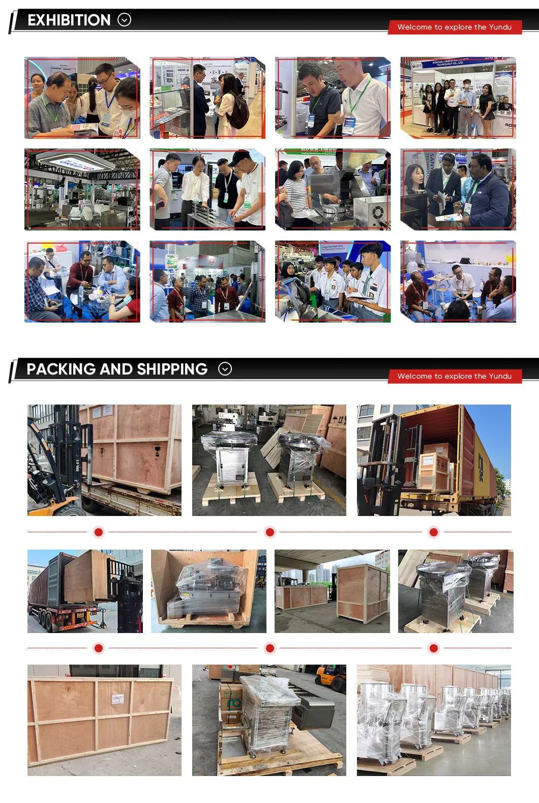 Exhibición de productos