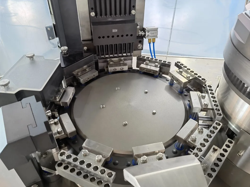 Detalle de máquina de cápsulas