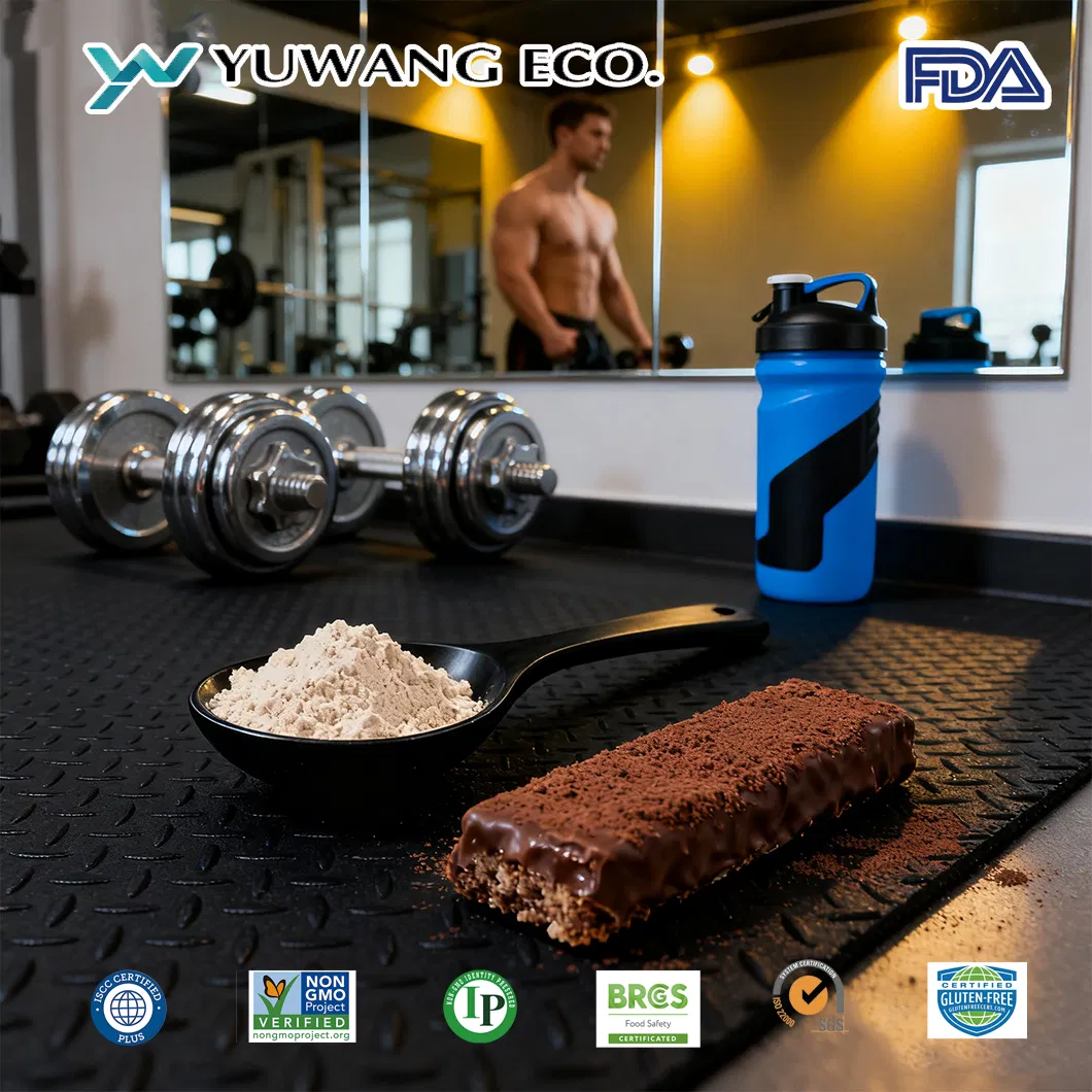 Mejorador de Nutrición Halal de Alta Calidad Certificado por la FDA Proteína de Soja para Suplemento Deportivo Barra de Energía Barra de Nutrición 20kg Suplementos Alimenticios