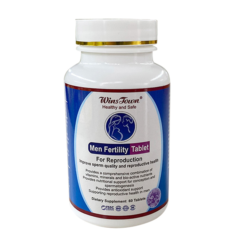 Natural Vitamin Herbal Tablets for Male Fertility Vitality Support