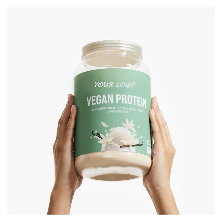 Batido de reemplazo de comida de proteína vegana OEM con bajo contenido de carbohidratos
