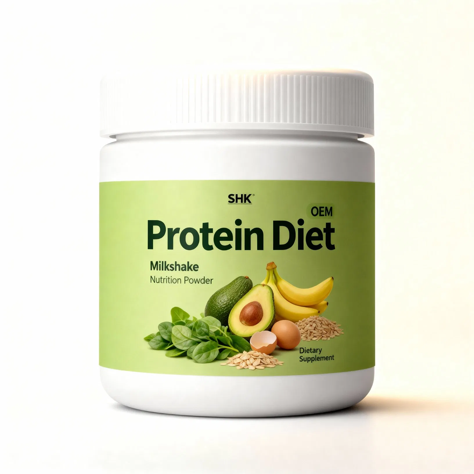 Batido de reemplazo de comida de proteína de nutrición de marca privada