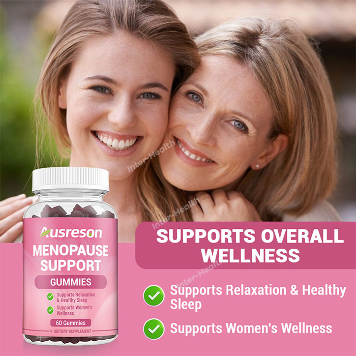 Suplemento de salud Ausreson OEM para energía y apoyo inmunológico gomitas para la menopausia