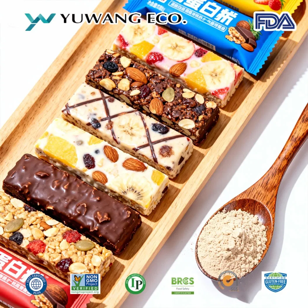 Proteína de Soja Aislada de Origen Vegetal Premium, Cumpliendo con la Demanda de Fórmula Simple de Etiqueta Limpia y Mercado de Barras Energéticas Veganas 90%