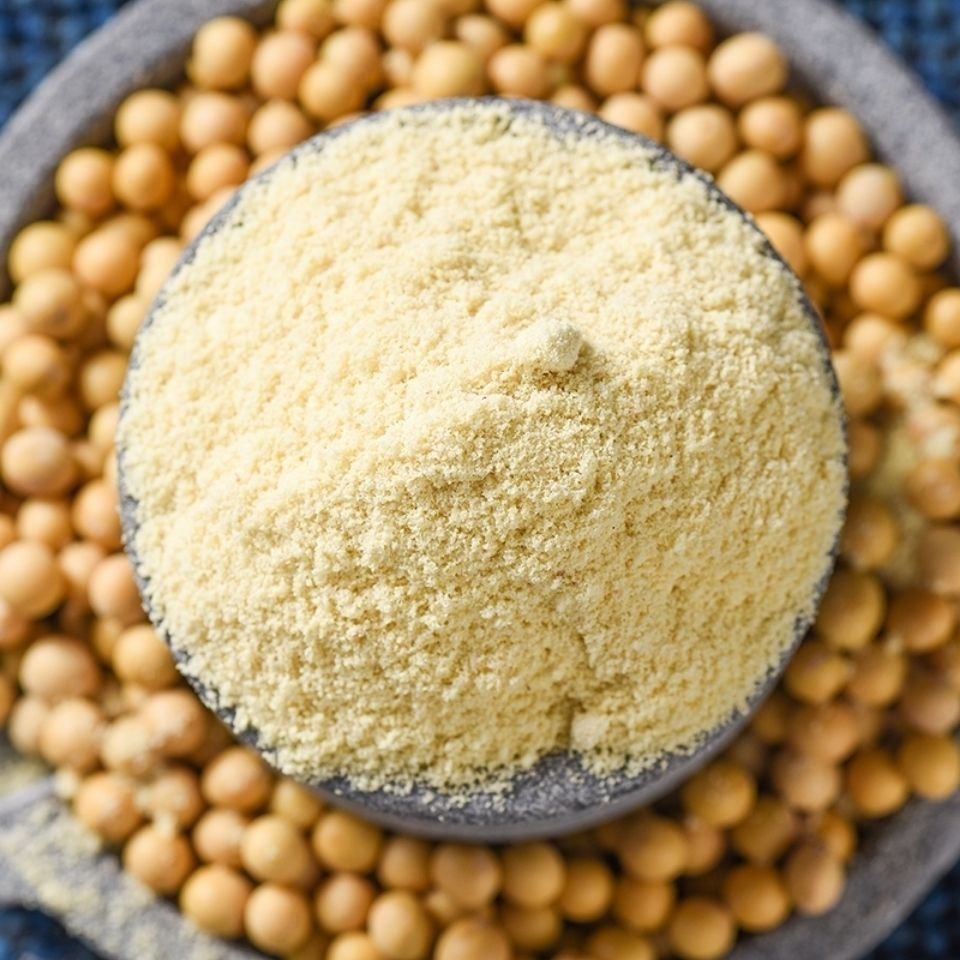 Suministro Directo de Fábrica en Grado Alimentario de Polvo de Soja 50% Proteína No OGM para Repostería y Suplementos Nutricionales