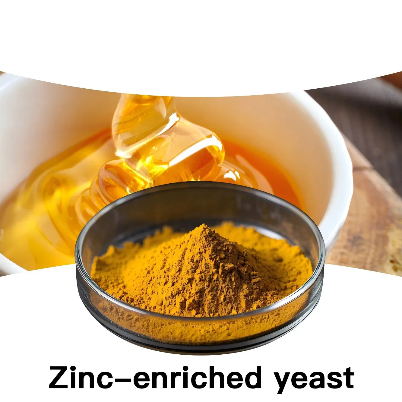 Alimento de levadura rico en zinc, potenciador nutricional, polvo de levadura enriquecido con zinc