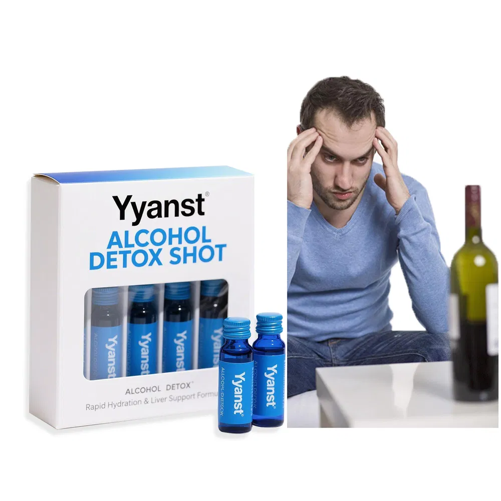 Bebida oral de GABA anti alcohol de OEM para desintoxicación del hígado, proporciona energía, electrolitos y ayuda contra la resaca