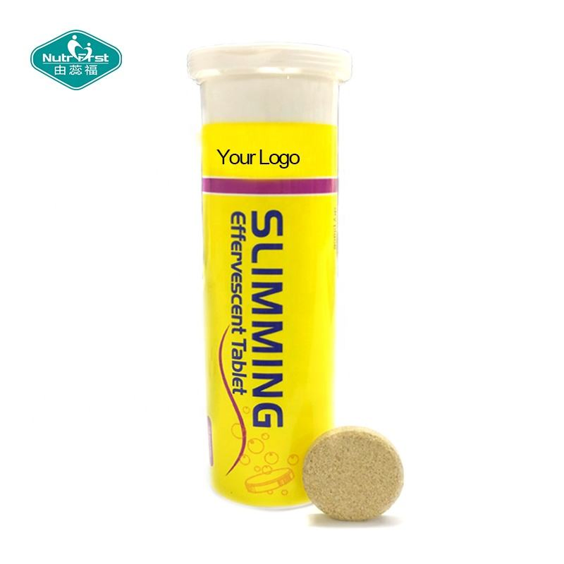 Complejo Herbal para Quemar Grasas Tableta Efervescente de Extracto de Hoja de Loto y Alisma con L-Carnitina
