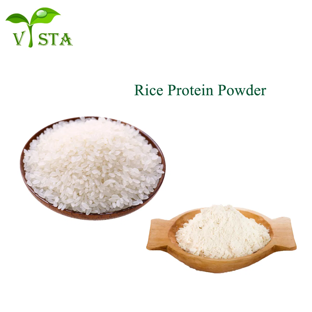 Suministro de fábrica 100% Suplemento nutricional deportivo natural 80% Polvo de proteína de arroz