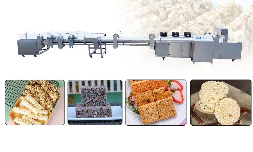 Línea de producción de barras de cereales